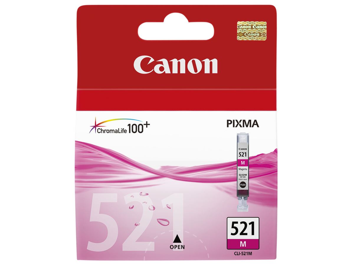 Canon CLI-521M Tinte Magenta, Magenta, Tinte auf Pigmentbasis, 1 Stück(e)