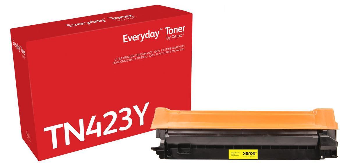 Everyday™ Gelb Toner von , kompatibel mit Brother TN-423Y, Hohe Kapazität, 4000 Seiten, Gelb, 1 Stück(e)