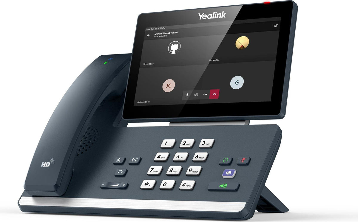 Yealink MP58-WH E2-Mannschaften, IP-Telefon, Grau, Kabelgebundenes Mobilteil, LCD, 17,8 cm (7