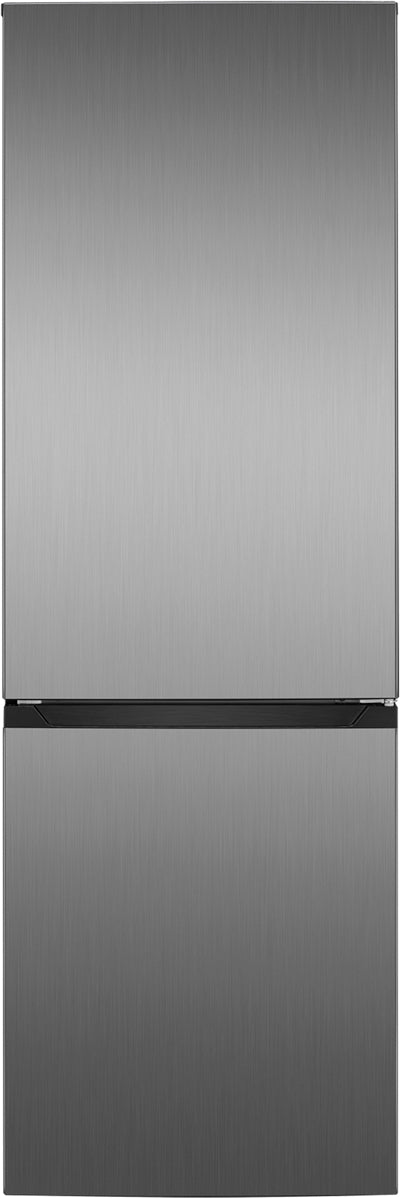 Bomann® Kühlschrank mit Gefrierfach 186cm | 4 Ablagen | Türanschlag wechselbar | 40db leise | Refrigerator KG 7357 inox