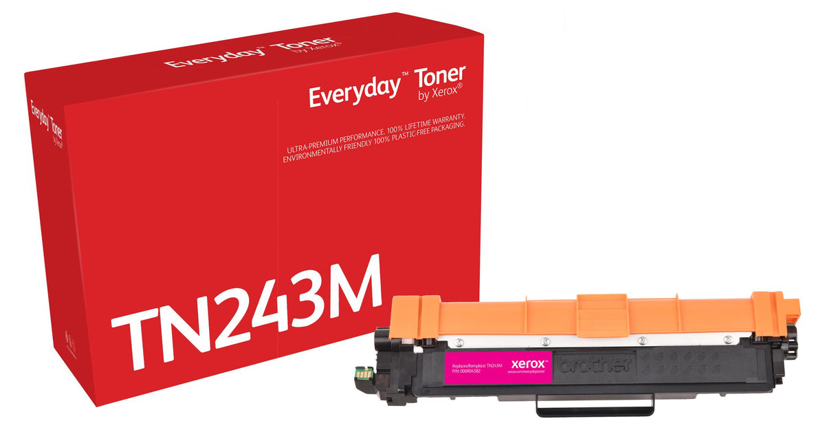 Everyday™ Magenta Toner von , kompatibel mit Brother TN-243M, Standardkapazität, 1000 Seiten, 1000 Seiten, Magenta, 1 Stück(e)