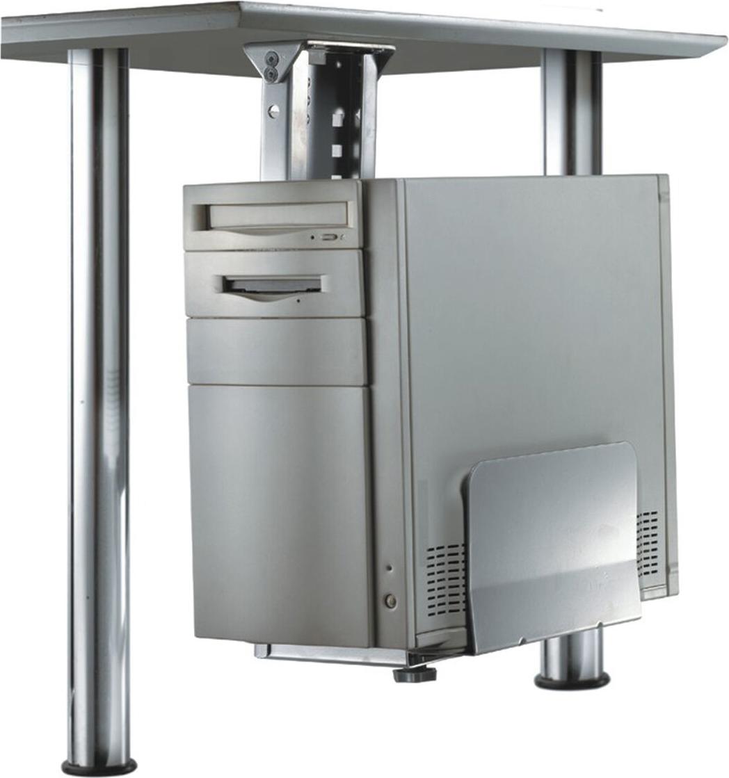 Neomounts CPU-D200SILVER CPU-Halter - max 30 kg - universal, Tischmontierte CPU-Halterung, 30 kg, Silber, Stahl, Taiwan, 230 mm