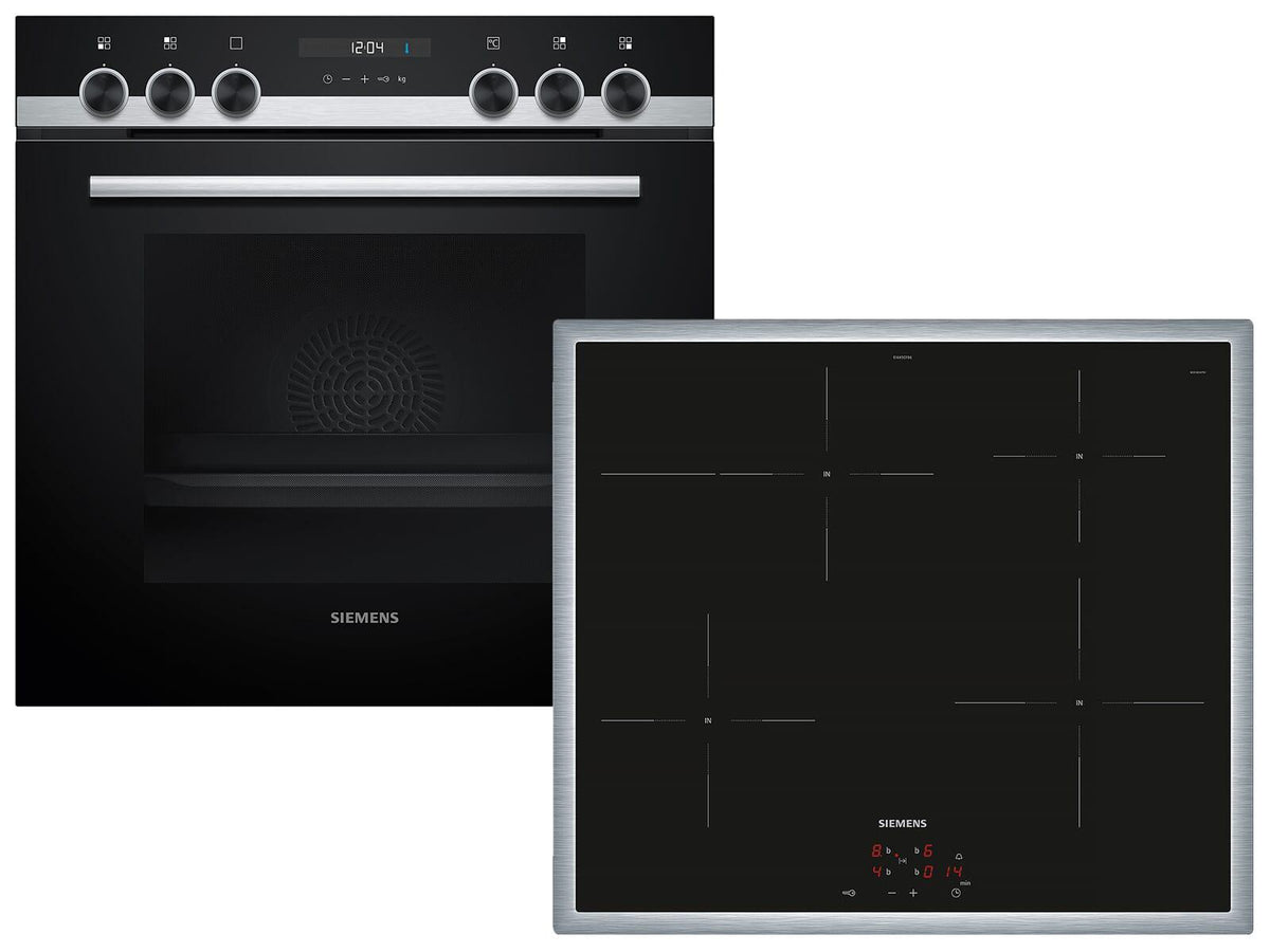 Siemens iQ500 EQ522IA01, Zonen-Induktionskochfeld, 4 Zone(n), Glaskeramik, Schwarz, Berührung, 58,3 cm