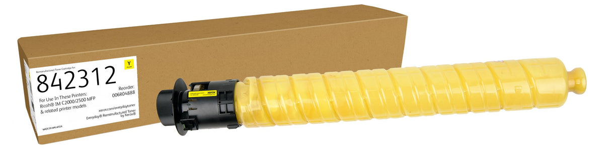 Everyday™ Gelb wiederaufbereiteter Toner von , kompatibel mit Ricoh 842312, Standardkapazität, 10500 Seiten, Gelb, 1 Stück(e)