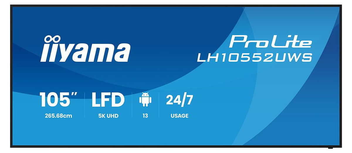 iiyama LH10552UWS-B1AG, Kiosk-Design, 2,66 m (104.6