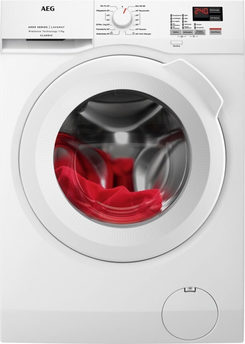 AEG Series 6000 L6FBC41478, Frontlader, 7 kg, B, 74 dB, 1400 RPM, A