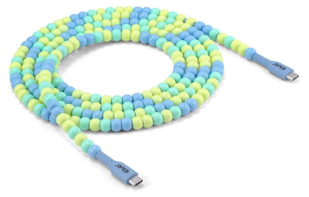 CLUB3D CAC-3011, 2 m, USB C, USB C, 0,48 Gbit/s, Blau, Grün