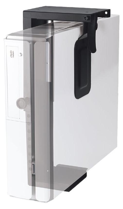 Neomounts CPU-D075BLACK CPU-Halter - max 10 kg - universal, Tischmontierte CPU-Halterung, 10 kg, Schwarz, Stahl, Taiwan, 100 mm