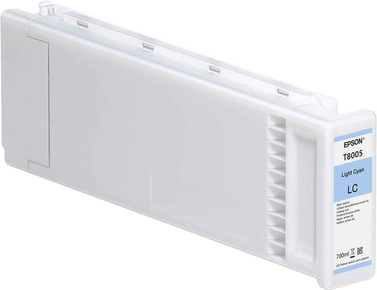 Epson Singlepack Light Cyan T800500 UltraChrome PRO 700ml, Cyan, Tinte auf Pigmentbasis, 700 ml, 1 Stück(e), Einzelpackung