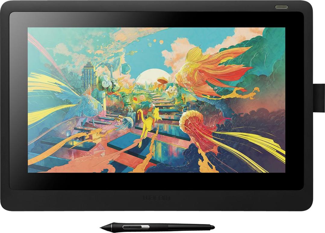 Wacom DTK168K0B, Kabelgebunden, 345 x 215 mm, USB, 40,6 cm (16