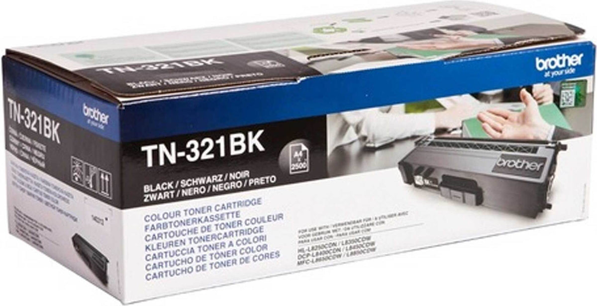 Brother TN-321BK, 2500 Seiten, Schwarz, 1 Stück(e)