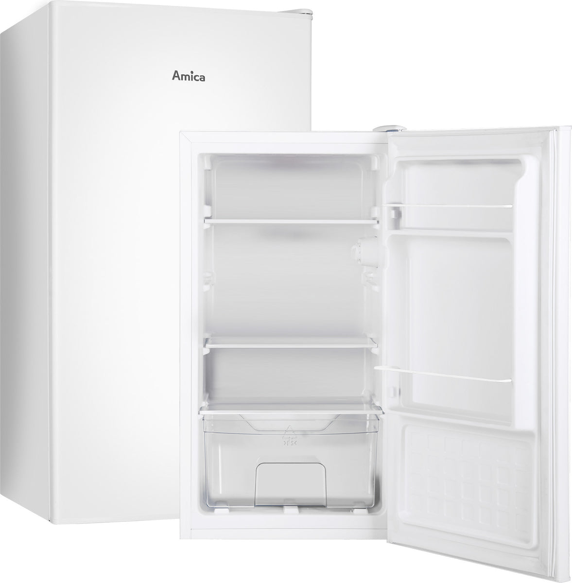 Amica VKS 351 116 W Vollraum-Kühlschrank, 85 cm