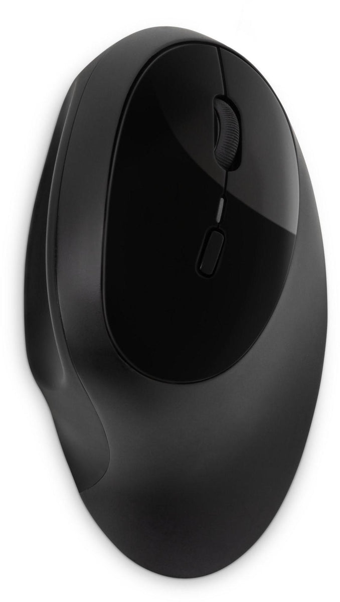 Kensington Pro Fit Ergo kabellose Maus—Schwarz, RF Wireless + Bluetooth, Schwarz