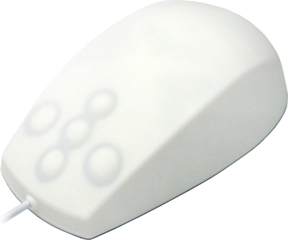 Contour Design Active Key AK-PMT2, Beidhändig, Optisch, USB Typ-A, 800 DPI, Weiß