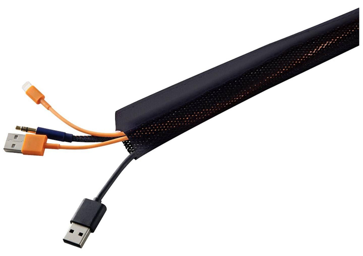 Neomounts NS-CS200BLACK Kabelsocke - für 8-10 Kabel - universal, Kunststoff, Schwarz