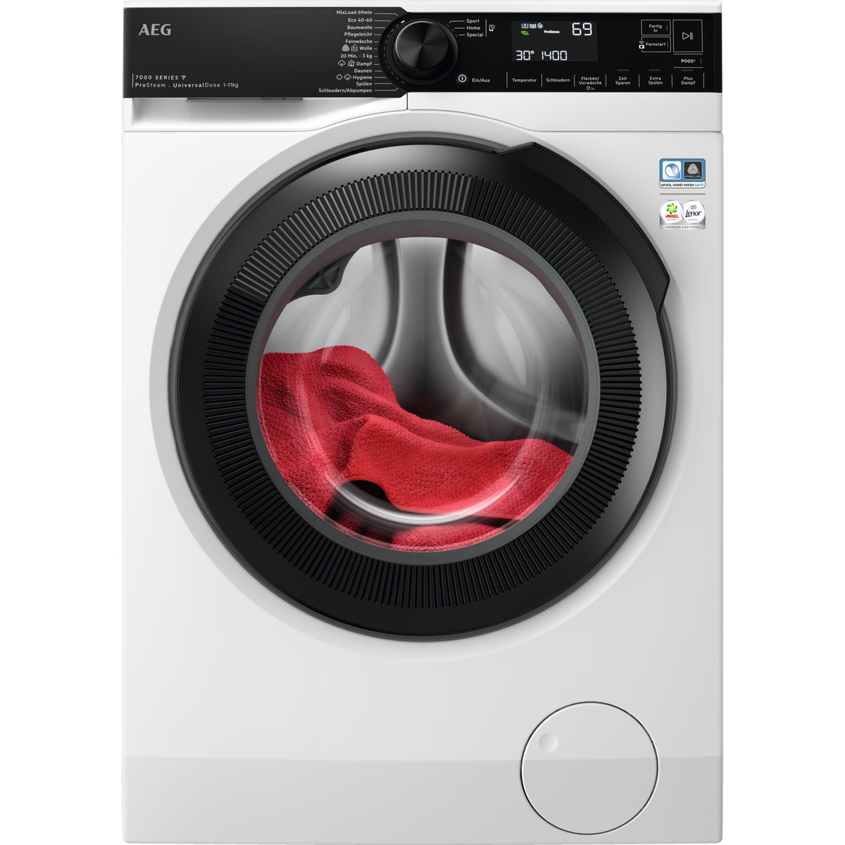 AEG 7000 ProSteam® / UniversalDose WiFi / 11 kg LR7EW75610 Weiß