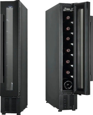 PKM UWTS20-7G, Weinkühler mit Kompressor, Freistehend, 7 Flasche(n), G, SN-ST, Schwarz