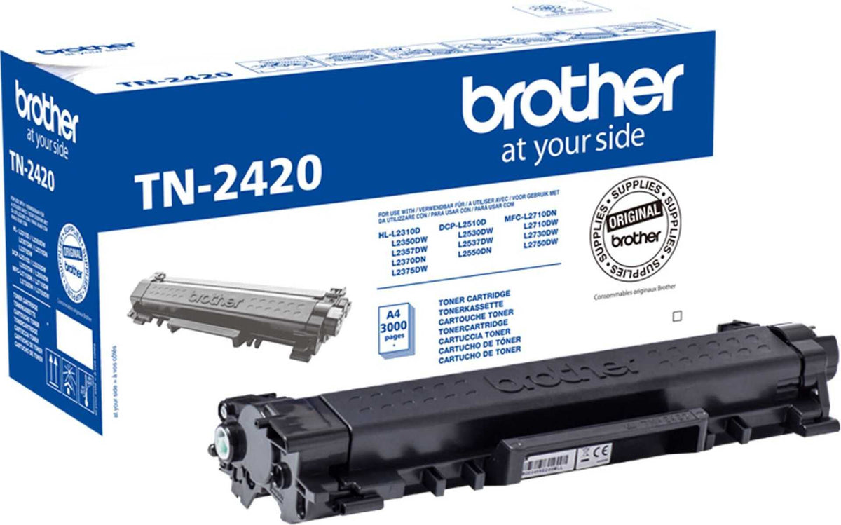Brother TN-2420, 3000 Seiten, Schwarz, 1 Stück(e)
