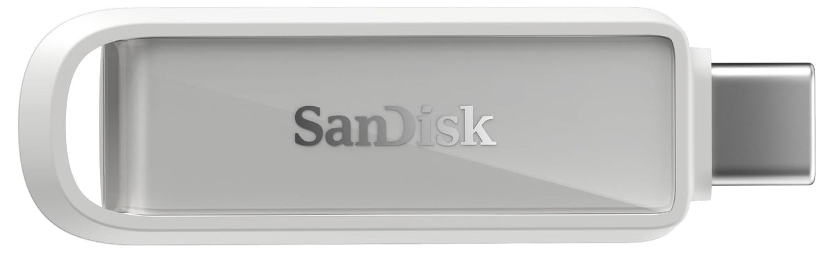 SanDisk Phone Drive, 64 GB, USB Typ-C, 3.2 Gen 1 (3.1 Gen 1), 150 MB/s, Ohne Deckel, Weiß