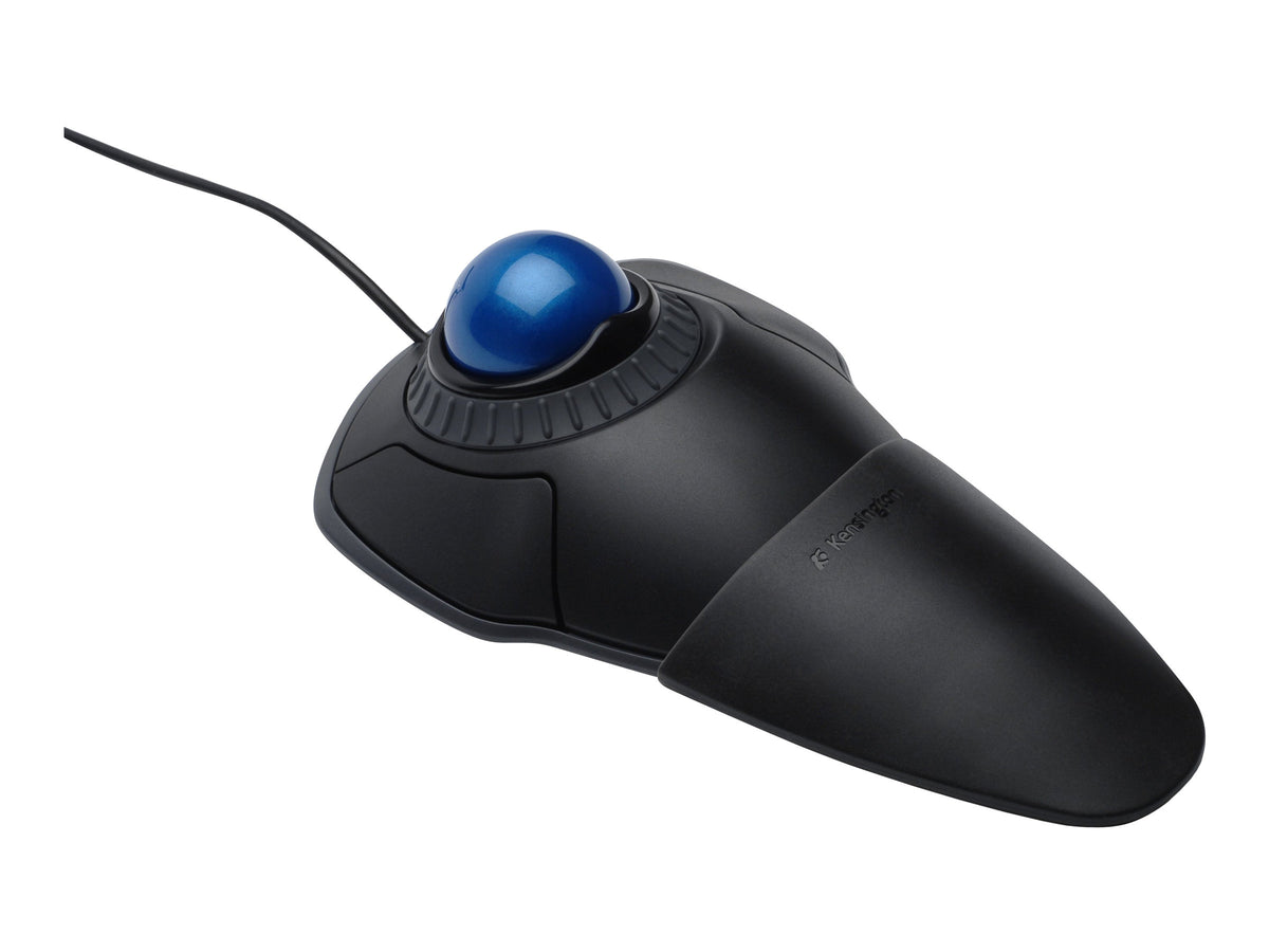 Kensington Orbit Trackball mit Scroll Ring, Beidhändig, Optisch, Schwarz