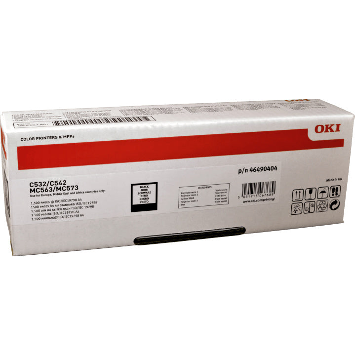 OKI 46490404, 1500 Seiten, Schwarz, 1 Stück(e)