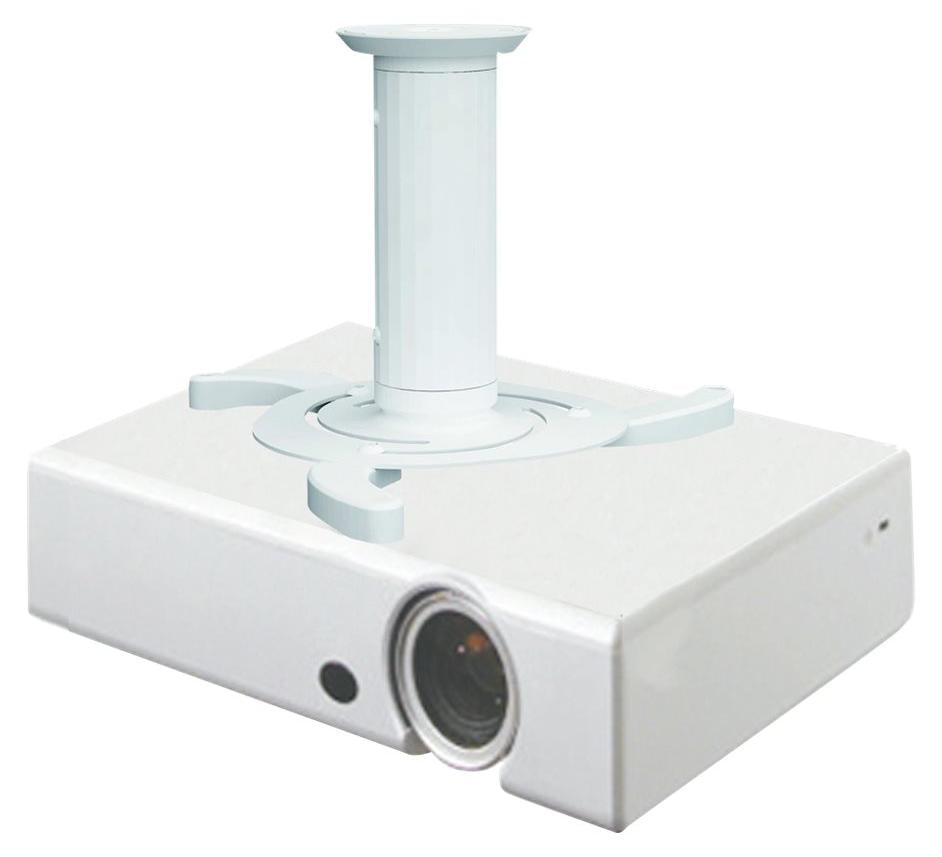 Neomounts BEAMER-C80WHITE Beamer Deckenhalterung - H 13-20 cm - volle Bewegung, Zimmerdecke, 15 kg, Weiß, Stahl, Manuell, 130 - 200 mm
