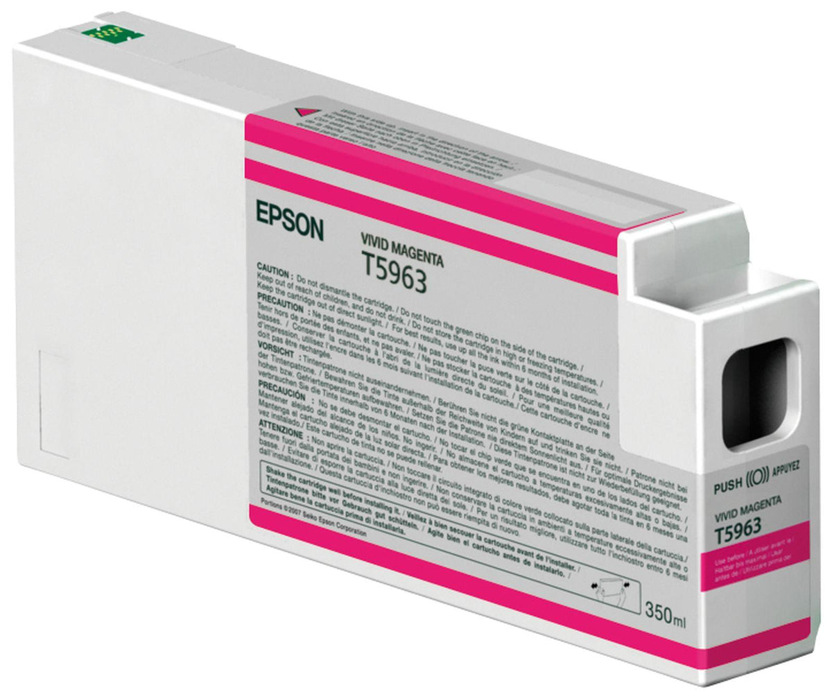 Epson Singlepack Vivid Magenta T596300 UltraChrome HDR, 350 ml, Magenta, Tinte auf Pigmentbasis, 350 ml, 1 Stück(e), Einzelpackung