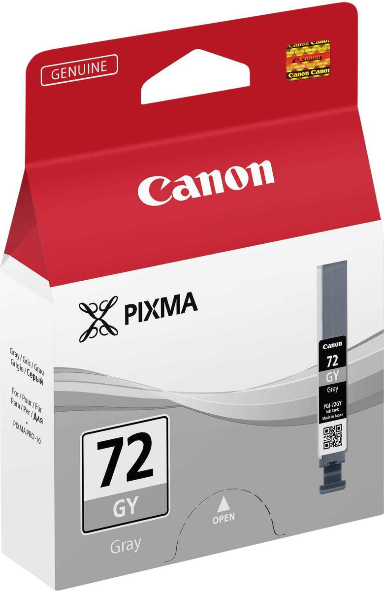 Canon PGI-72GY Tinte Grau, Standardertrag, Grau, Tinte auf Pigmentbasis, 1 Stück(e), 165 Seiten