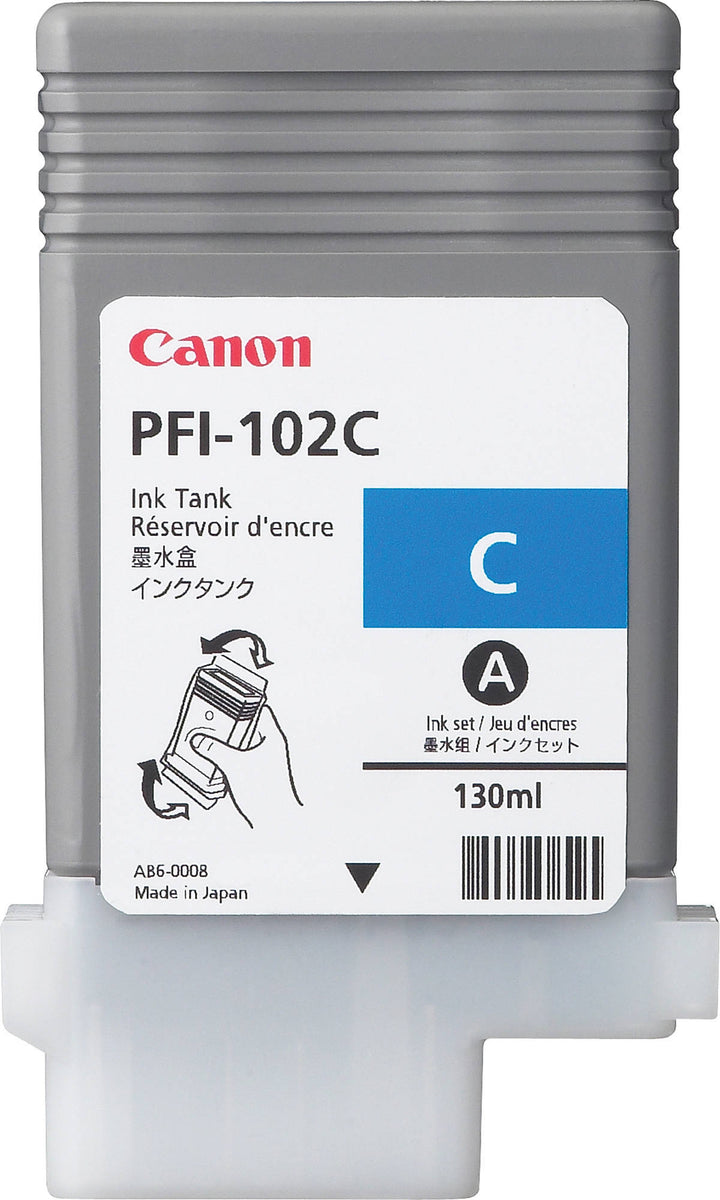 Canon PFI-102C, Cyan, 130 ml