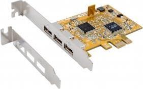EXSYS EX-11053, PCIe, USB 2.0, Volle Höhe, PCIe 1.1, NEC D720102GC, 0,48 Gbit/s