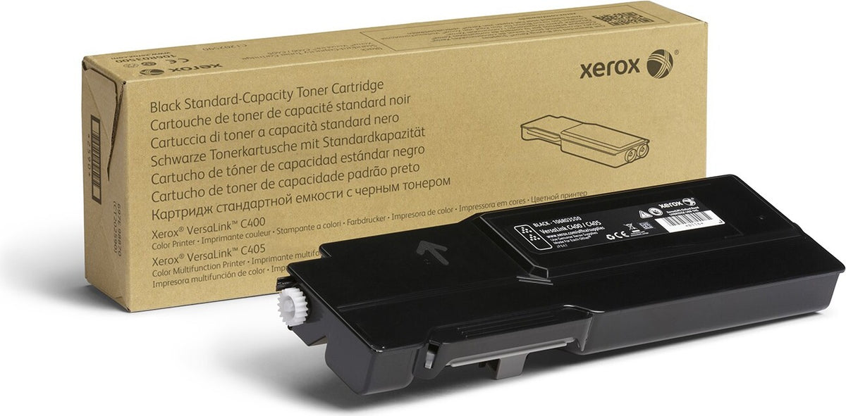 Xerox ® VersaLink® C400 Farbdrucker/C405 Farb-Multifunktionsdrucker Standardkapazität-Tonermodul Schwarz (2500 Seiten) - 106R03500, 2500 Seiten, Schwarz, 1 Stück(e)