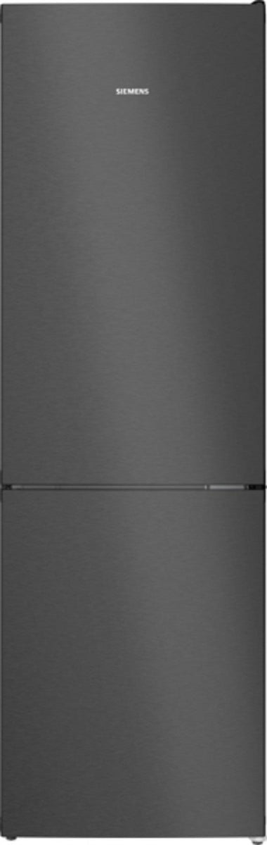 Siemens iQ300 KG36NVXBG, 321 l, SN-T, 9,5 kg/24h, B, Fresh Zone Fach, Gebürsteter Stahl, Schwarz