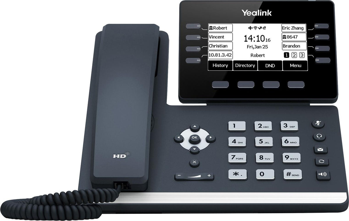 IP-Telefon Grau 8 Zeilen LCD