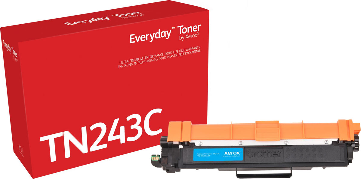 Everyday™ Cyan Toner von , kompatibel mit Brother TN-243C, Standardkapazität, 1000 Seiten, 1000 Seiten, Cyan, 1 Stück(e)
