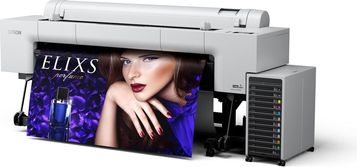 Epson SureColor P20500 ink bundle, Tintenstrahl, 2400 x 1200 DPI, PostScript 3, Schwarz, Cyan, Grün, Helle Cyan, Orange, Foto schwarz, Pigment grau, Violett, Lebendiges helles..., PrecisionCore MicroTFP, Rolle