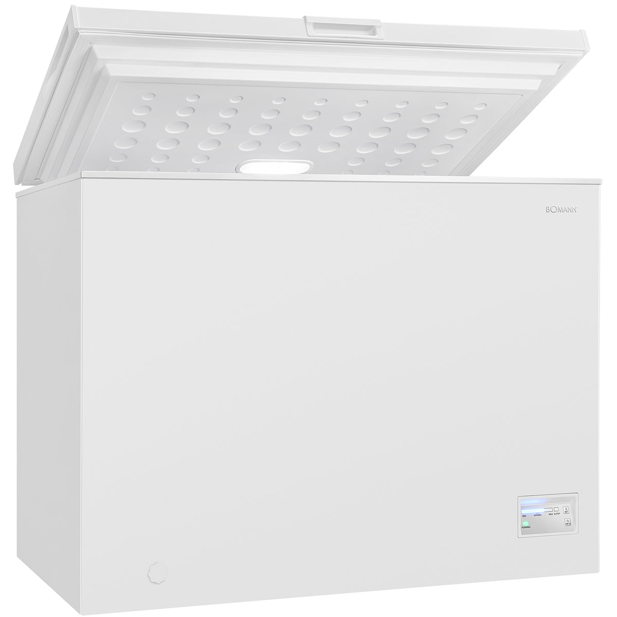 Bomann® Gefriertruhe groß 198 Liter | Tiefkühltruhe mit 160 kWh Energieverbrauch | 4-Sterne-Kennzeichnung | herausnehmbarer Gefrierkorb | GT 7356