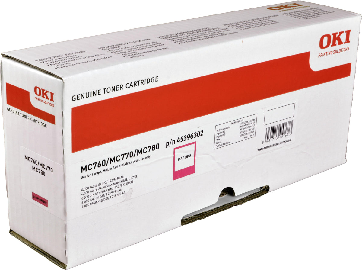 OKI 45396302, 6000 Seiten, Magenta, 1 Stück(e)