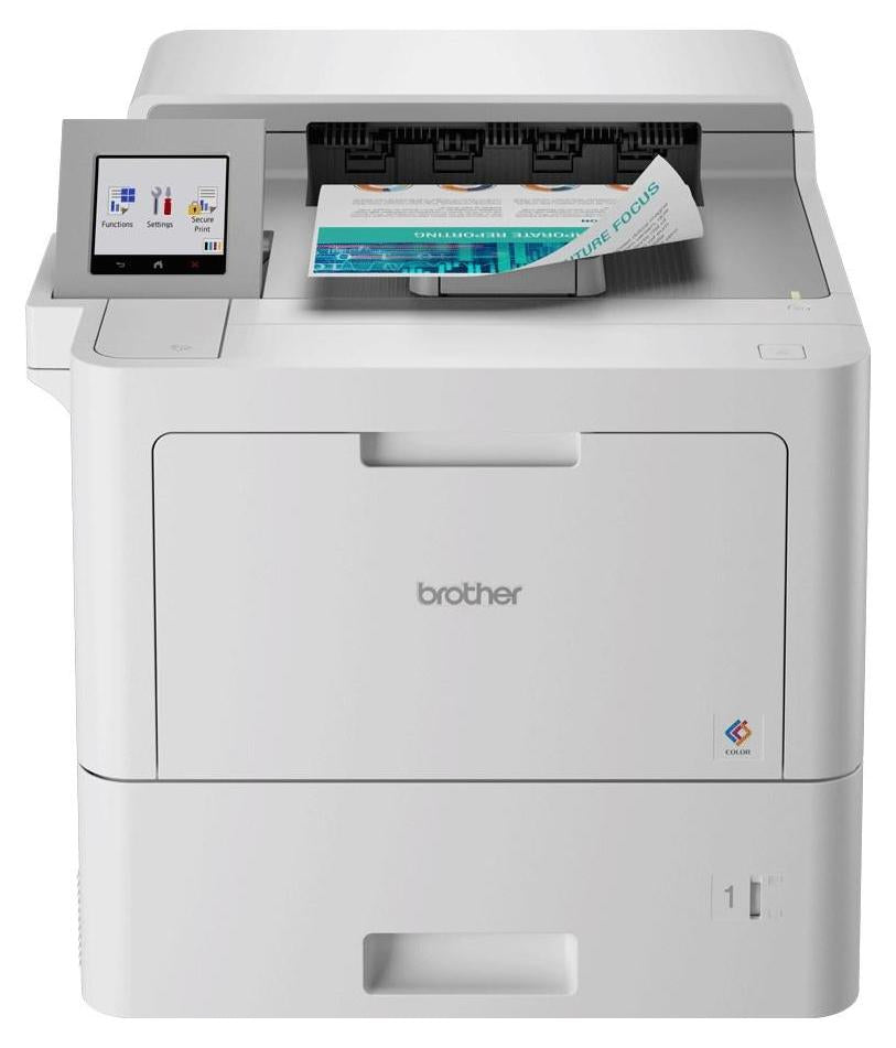 Brother HL-L9430CDN - Professioneller LAN Farblaserdrucker mit hervorragender Farbqualität, Laser, Farbe, 2400 x 600 DPI, A4, Doppelseitiger Druck, Weiß