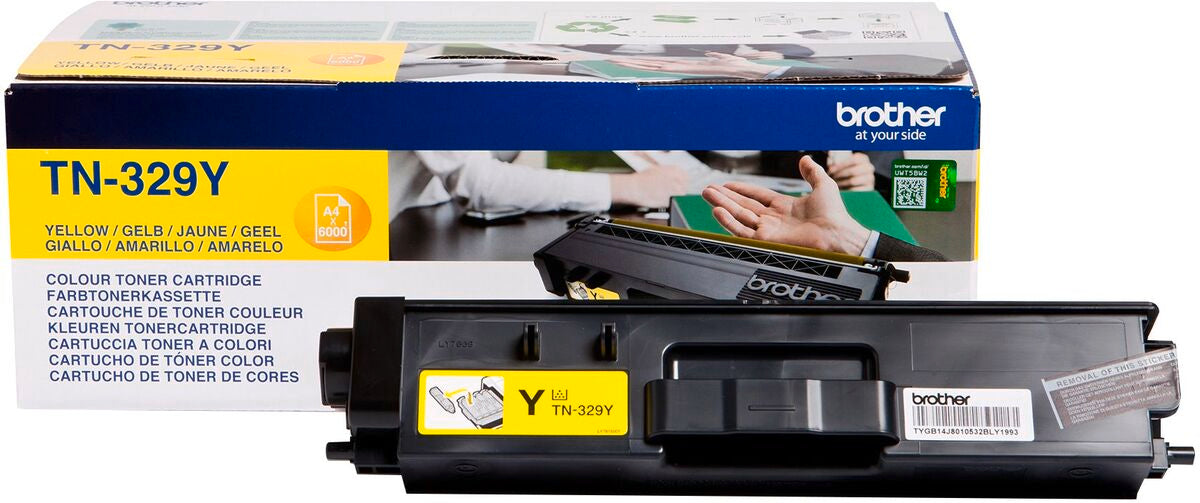 Brother TN-329Y, 6000 Seiten, Gelb, 1 Stück(e)