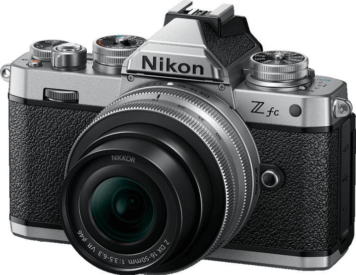 Nikon Z fc + 16-50 VR, 20,9 MP, 5568 x 3712 Pixel, CMOS, 4K Ultra HD, Touchscreen, Schwarz, Silber