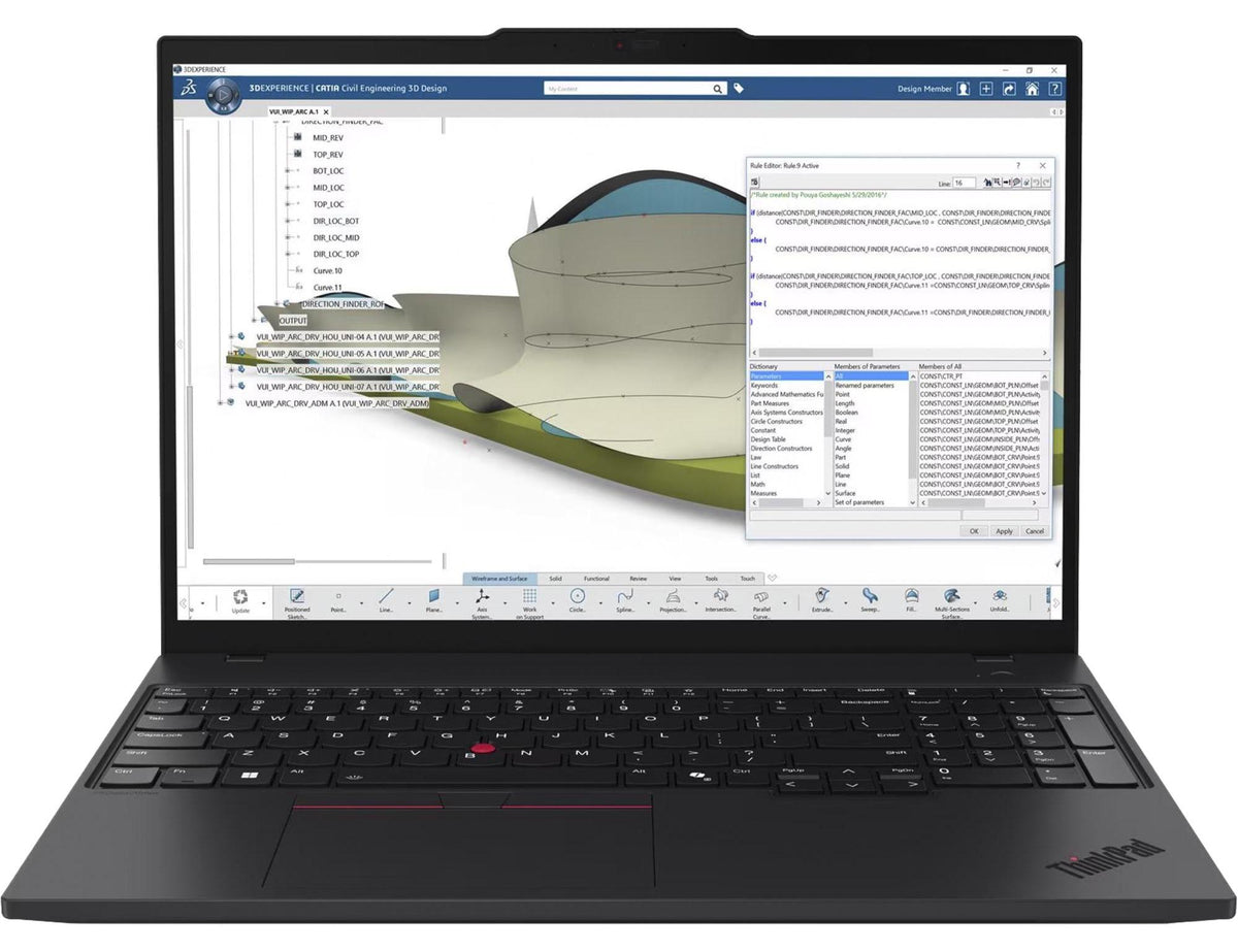 Lenovo ThinkPad P16s Gen 4 (AMD) Copilot+ PC, AMD Ryzen AI 9 HX PRO, 2 GHz, 40,6 cm (16