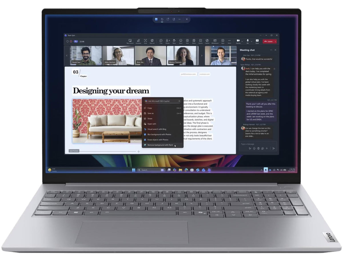 Lenovo ThinkBook 16 G9 IPL Copilot+ PC, Intel Core Ultra 7, 40,6 cm (16