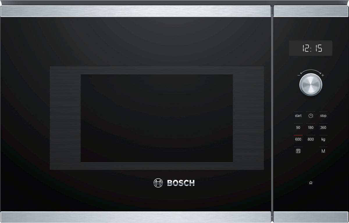 Bosch Serie 6 BFL524MS0, Integriert, Solo-Mikrowelle, 20 l, 800 W, Eingebautes Display, LED