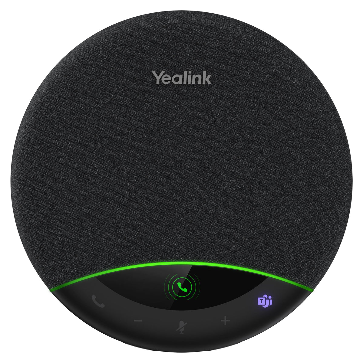 Yealink SP96 USB-C/A Speakerphone, Universal, Schwarz, Anruf annehmen/beenden, Bluetooth-Pairing, Microsoft Teams button, Stummschalten, Pairing,..., 6,5 cm, USB/Bluetooth, Verkabelt & Kabellos