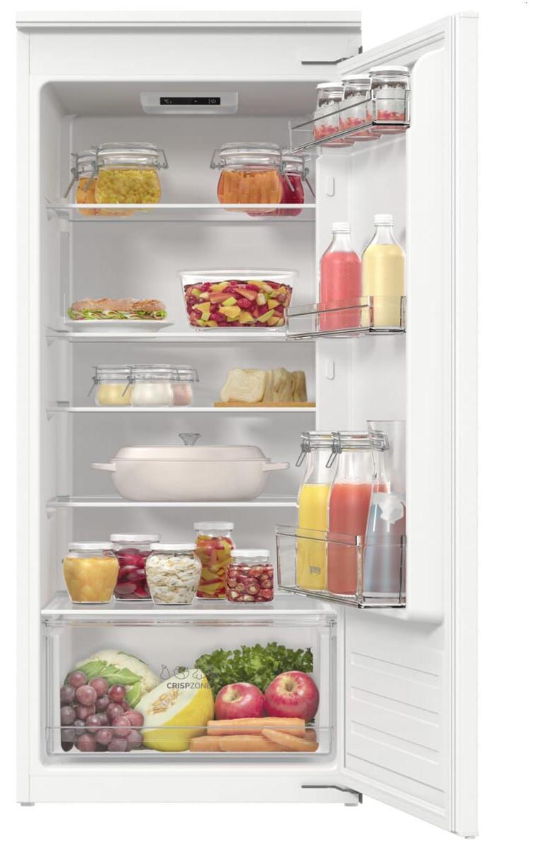 Gorenje G400 Einbau integriert Kühlschrank, 122.1 x 54 x 54.5 cm, Schlepptürtechnik, 197 l, N-ST, 35 dB, E, Weiß