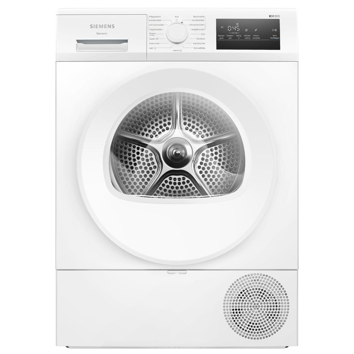 Siemens WT45HVA4 Wärmepumpentrockner 8kg Weiß AutoDry easyClean-Filter