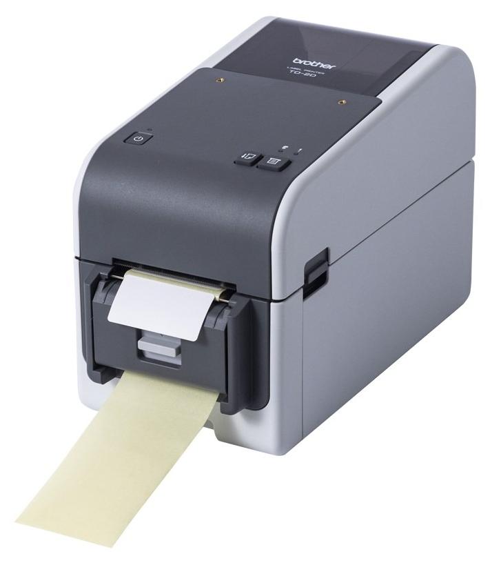Brother TD-2320D203, Thermodirekt, 203 x 203 DPI, 152 mm/sek, Kabelgebunden, Schwarz, Grau