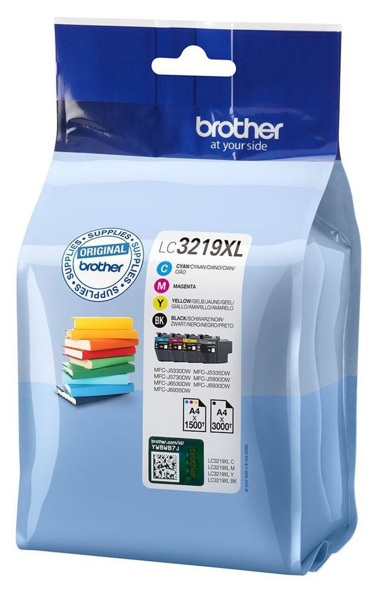 Brother LC3219XLVAL, 3000 Seiten, 1500 Seiten, Schwarz, Cyan, Magenta, Gelb, 4 Stück(e)