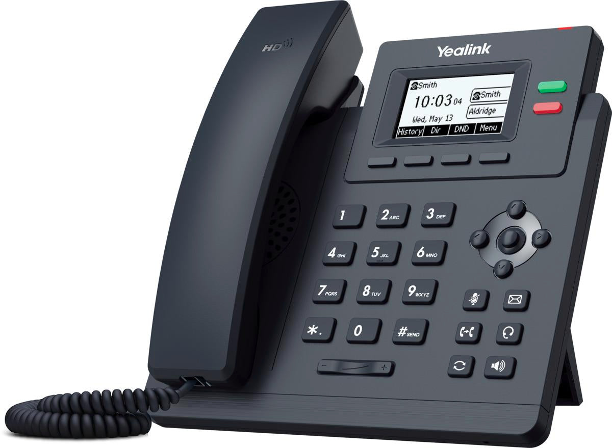 Yealink SIP-T31G, IP-Telefon, Grau, Kabelgebundenes Mobilteil, Tisch/Wand, 2 Zeilen, 1000 Eintragungen