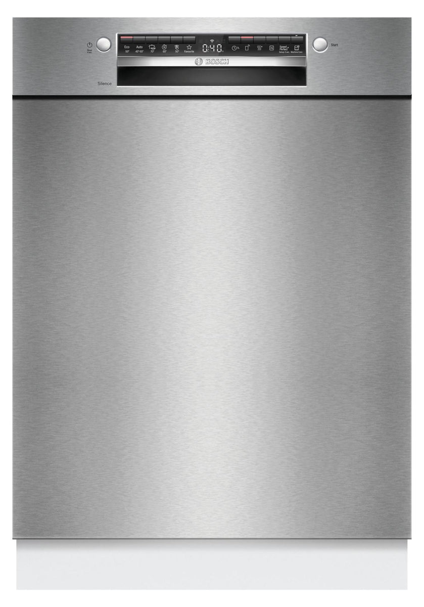 Bosch Serie 4 SMU4HTS14E, Unterbau, Standardgröße (60 cm), Edelstahl, Edelstahl, Tasten, Berührung, 1,75 m